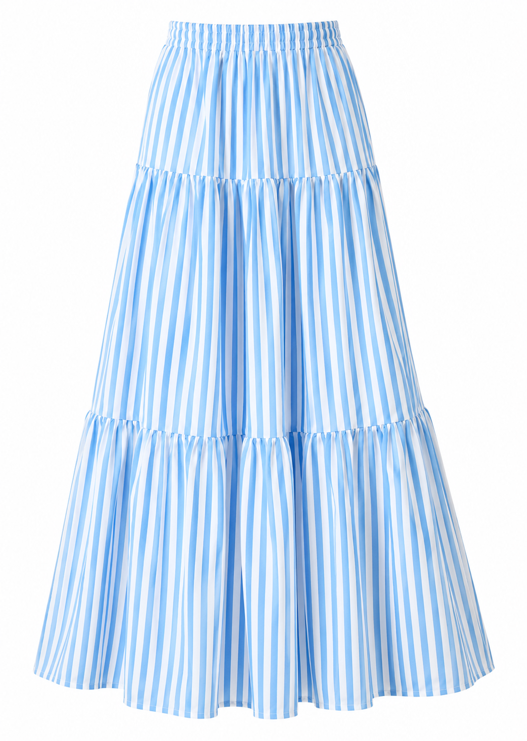 Flowy High-Waist Summer Skirt